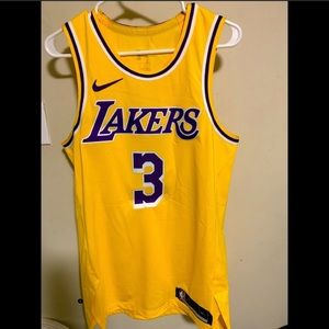 Los Angeles Lakers Anthony Davis Nike Gold 2020/21 Authentic Jersey Icon Edition